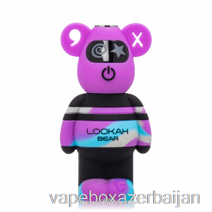 Vape Baku Lookah Bear 510 Battery Purple Tiedie